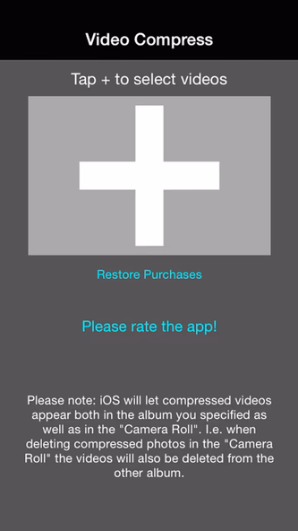 Video Compress - Shrink Vids Screenshot 1 - AppWisp.com Video Compress - Shrink Vids Screenshot 1 - AppWisp.com