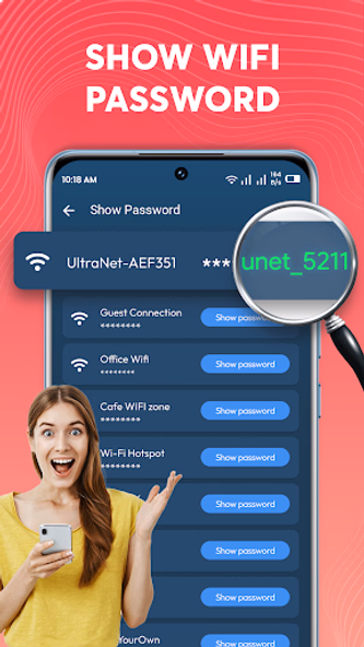 WiFi Password Show WiFi Master Screenshot 1 - AppWisp.com WiFi Password Show WiFi Master Screenshot 1 - AppWisp.com