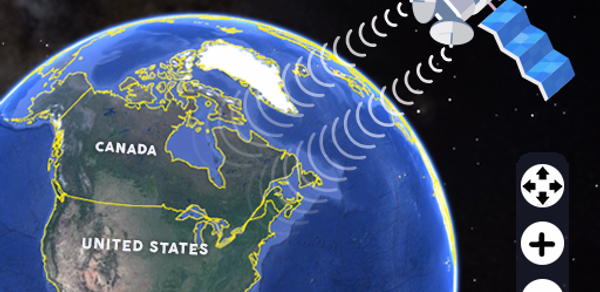 Live Earth Map, Satellite View Header - AppWisp.com