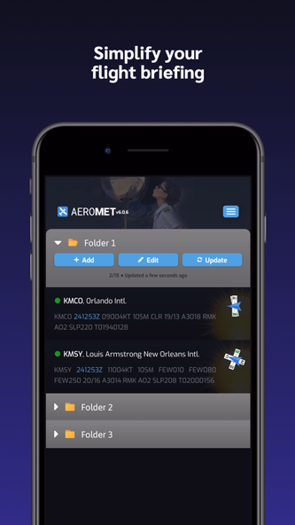 Aeromet - Pilot App Screenshot 1 - AppWisp.com Aeromet - Pilot App Screenshot 1 - AppWisp.com