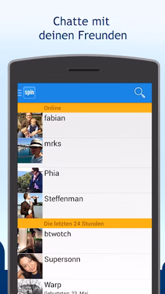 spin.de German Chat-Community Screenshot 3 - AppWisp.com spin.de German Chat-Community Screenshot 3 - AppWisp.com