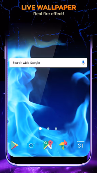 Neon Flames Wallpaper Screenshot 1 - AppWisp.com Neon Flames Wallpaper Screenshot 1 - AppWisp.com