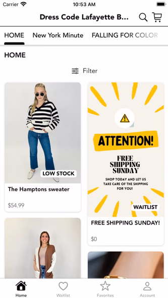 Dress Code Lafayette Boutique Screenshot 2 - AppWisp.com Dress Code Lafayette Boutique Screenshot 2 - AppWisp.com