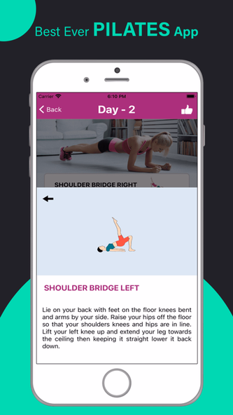 Pilates Yoga Fitness Workouts Screenshot 3 - AppWisp.com Pilates Yoga Fitness Workouts Screenshot 3 - AppWisp.com
