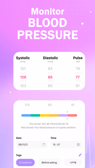 Blood Pressure Tracker BX Screenshot 2 - AppWisp.com Blood Pressure Tracker BX Screenshot 2 - AppWisp.com
