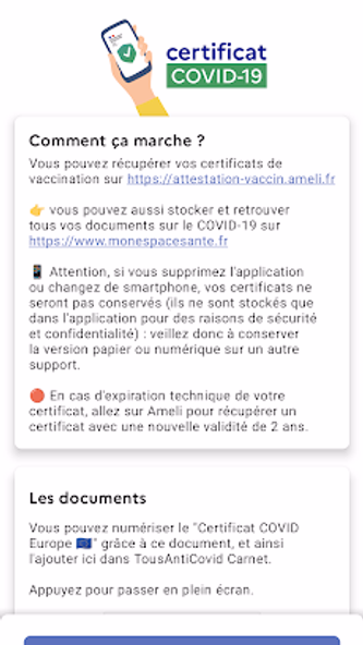 TousAntiCovid Screenshot 2 - AppWisp.com TousAntiCovid Screenshot 2 - AppWisp.com
