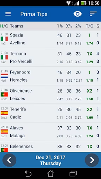 Football Predictions PrimaTips Screenshot 1 - AppWisp.com Football Predictions PrimaTips Screenshot 1 - AppWisp.com