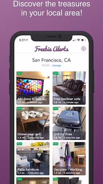 Freebie Alerts: Free Stuff App Screenshot 2 - AppWisp.com Freebie Alerts: Free Stuff App Screenshot 2 - AppWisp.com