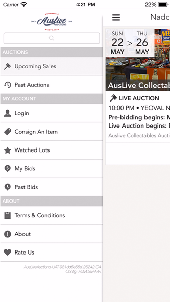 AusLiveAuctions Screenshot 4 - AppWisp.com AusLiveAuctions Screenshot 4 - AppWisp.com