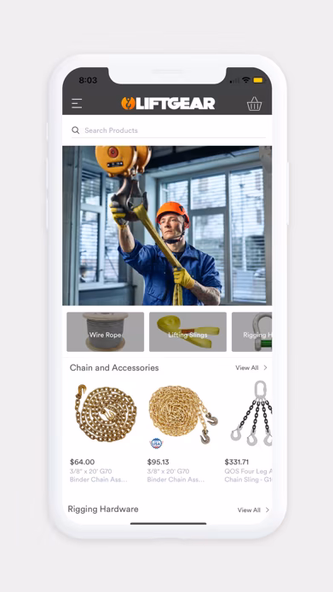 Liftgear.com Screenshot 1 - AppWisp.com Liftgear.com Screenshot 1 - AppWisp.com