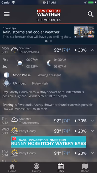 KSLA 12 First Alert Weather Screenshot 4 - AppWisp.com KSLA 12 First Alert Weather Screenshot 4 - AppWisp.com