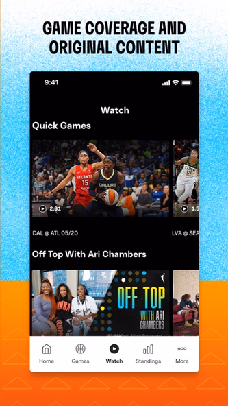 WNBA: Live Games & Scores Screenshot 4 - AppWisp.com WNBA: Live Games & Scores Screenshot 4 - AppWisp.com