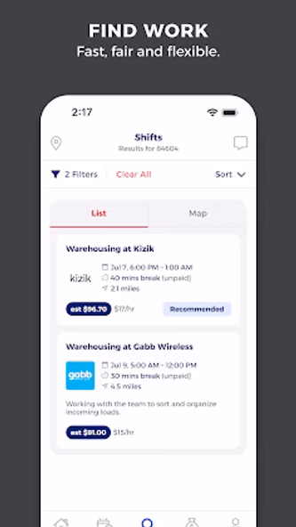 Bacon - Flexible Work App Screenshot 1 - AppWisp.com Bacon - Flexible Work App Screenshot 1 - AppWisp.com