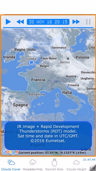 Meteo Sat Screenshot 2 - AppWisp.com Meteo Sat Screenshot 2 - AppWisp.com