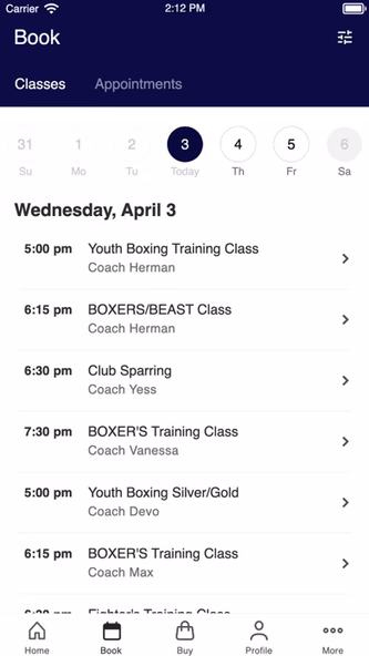 Legacy Boxing and Fitness Screenshot 2 - AppWisp.com Legacy Boxing and Fitness Screenshot 2 - AppWisp.com