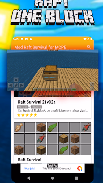 Mod Raft Survival for MCPE - O Screenshot 2 - AppWisp.com Mod Raft Survival for MCPE - O Screenshot 2 - AppWisp.com