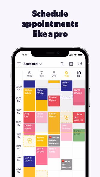 Goldie: Appointment Scheduler Screenshot 2 - AppWisp.com Goldie: Appointment Scheduler Screenshot 2 - AppWisp.com