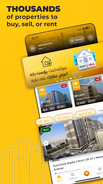 PAYA | Real Estate in Iraq Screenshot 1 - AppWisp.com PAYA | Real Estate in Iraq Screenshot 1 - AppWisp.com
