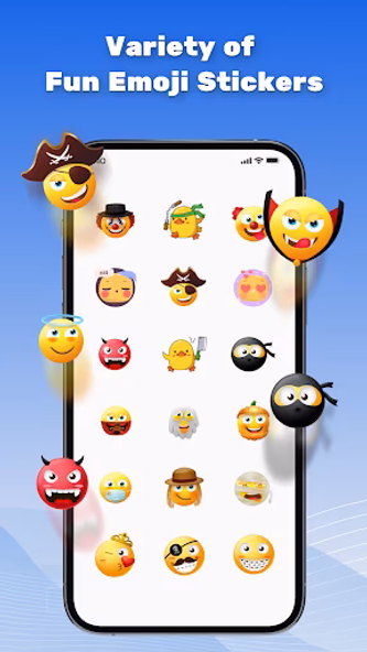 Emoji Sticker: Funny Stickers Screenshot 1 - AppWisp.com Emoji Sticker: Funny Stickers Screenshot 1 - AppWisp.com