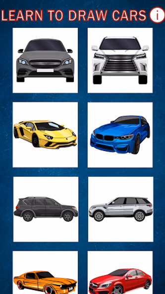 Learn To Draw Cars Screenshot 1 - AppWisp.com Learn To Draw Cars Screenshot 1 - AppWisp.com