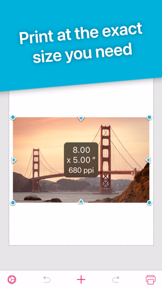 Print to Size Screenshot 1 - AppWisp.com Print to Size Screenshot 1 - AppWisp.com