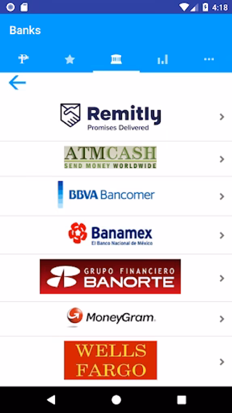 Dollar to Peso Exchange Rates Screenshot 3 - AppWisp.com Dollar to Peso Exchange Rates Screenshot 3 - AppWisp.com
