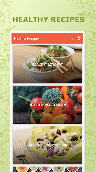 Healthy Recipes Screenshot 1 - AppWisp.com Healthy Recipes Screenshot 1 - AppWisp.com