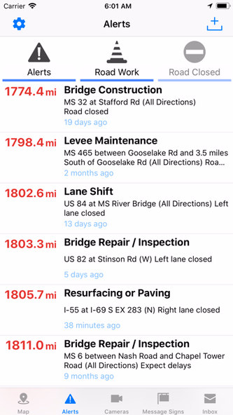 MDOT Traffic (Mississippi) Screenshot 2 - AppWisp.com MDOT Traffic (Mississippi) Screenshot 2 - AppWisp.com