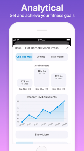 Weightlifting App Screenshot 2 - AppWisp.com Weightlifting App Screenshot 2 - AppWisp.com