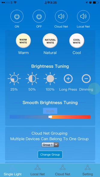 WiFi LED Light Control Screenshot 1 - AppWisp.com WiFi LED Light Control Screenshot 1 - AppWisp.com