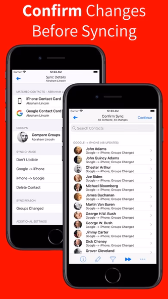 Contacts Sync: Google & More Screenshot 3 - AppWisp.com Contacts Sync: Google & More Screenshot 3 - AppWisp.com