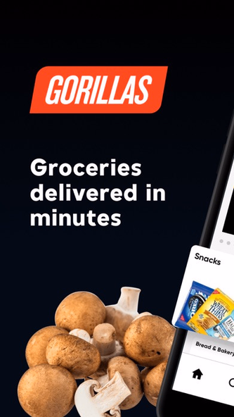 Gorillas: Grocery Delivery Screenshot 1 - AppWisp.com Gorillas: Grocery Delivery Screenshot 1 - AppWisp.com