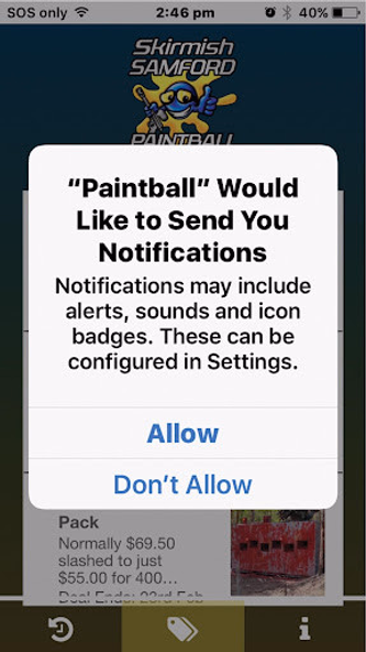 Skirmish Samford Paintball Screenshot 1 - AppWisp.com Skirmish Samford Paintball Screenshot 1 - AppWisp.com