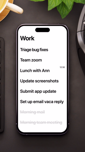 Clear: To Dos & Reminders Screenshot 2 - AppWisp.com Clear: To Dos & Reminders Screenshot 2 - AppWisp.com