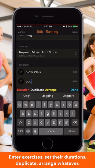 Workouts+ HIIT Interval Timer Screenshot 3 - AppWisp.com Workouts+ HIIT Interval Timer Screenshot 3 - AppWisp.com