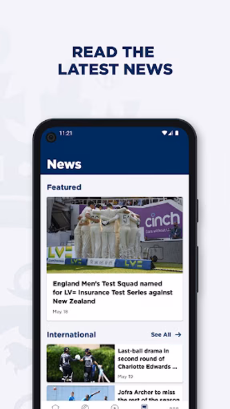 England Cricket Screenshot 4 - AppWisp.com England Cricket Screenshot 4 - AppWisp.com