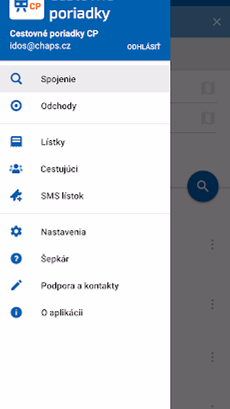 Cestovné poriadky CP Screenshot 1 - AppWisp.com Cestovné poriadky CP Screenshot 1 - AppWisp.com