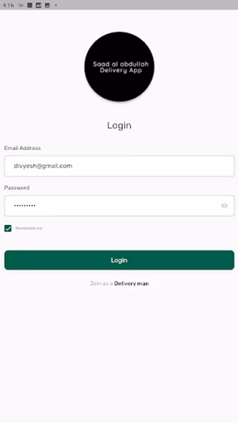 Saad al abdullah Delivery App Screenshot 1 - AppWisp.com Saad al abdullah Delivery App Screenshot 1 - AppWisp.com