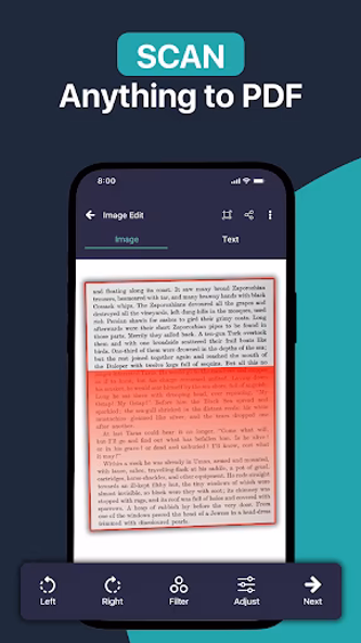 PDF Scanner App, OCR Scan PDF Screenshot 1 - AppWisp.com