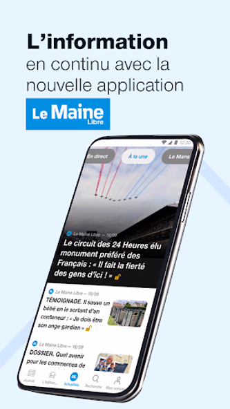 Le Maine Libre - Le Journal Screenshot 1 - AppWisp.com Le Maine Libre - Le Journal Screenshot 1 - AppWisp.com
