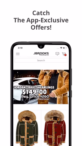 JBROOKS MENSWEAR Screenshot 1 - AppWisp.com JBROOKS MENSWEAR Screenshot 1 - AppWisp.com