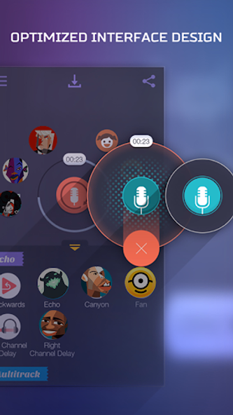 Crazy Mic - Voice changer Screenshot 2 - AppWisp.com Crazy Mic - Voice changer Screenshot 2 - AppWisp.com