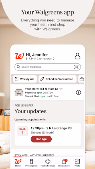 Walgreens Screenshot 1 - AppWisp.com Walgreens Screenshot 1 - AppWisp.com