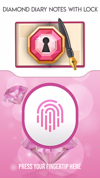 Diamond Diary Notes With Lock Screenshot 2 - AppWisp.com Diamond Diary Notes With Lock Screenshot 2 - AppWisp.com