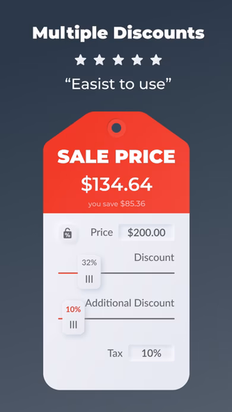 Sale Price Discount Calculator Screenshot 3 - AppWisp.com Sale Price Discount Calculator Screenshot 3 - AppWisp.com