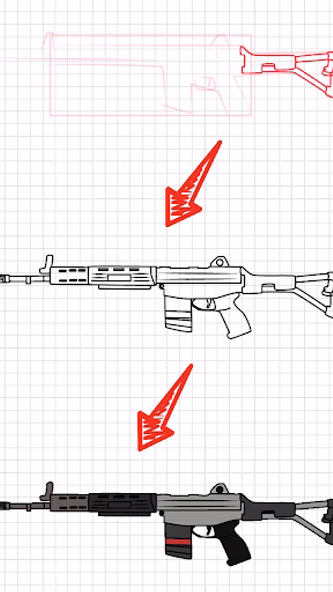 How to draw weapons step by st Screenshot 2 - AppWisp.com How to draw weapons step by st Screenshot 2 - AppWisp.com