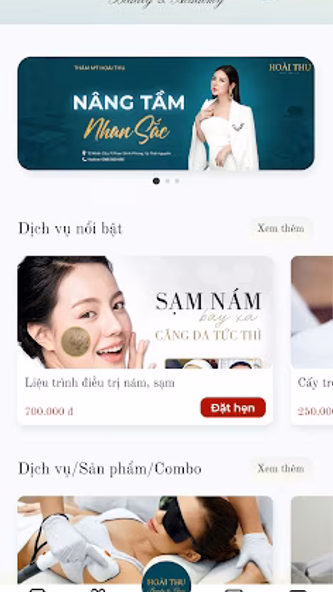 Hoài Thu Beauty & Clinic Screenshot 2 - AppWisp.com Hoài Thu Beauty & Clinic Screenshot 2 - AppWisp.com