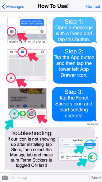 Ferret Stickers Screenshot 3 - AppWisp.com Ferret Stickers Screenshot 3 - AppWisp.com