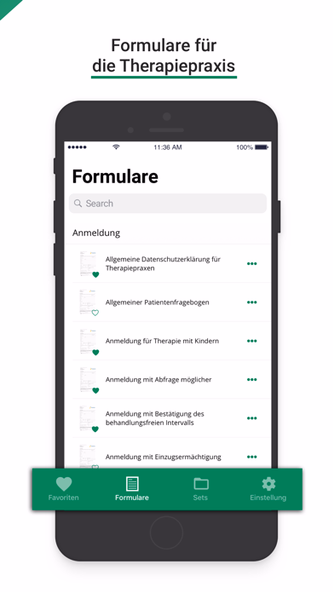 eFormulare für Therapiepraxen Screenshot 4 - AppWisp.com eFormulare für Therapiepraxen Screenshot 4 - AppWisp.com