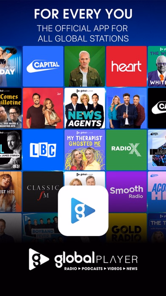 Global Player Radio & Podcasts Screenshot 1 - AppWisp.com Global Player Radio & Podcasts Screenshot 1 - AppWisp.com